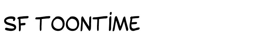 SF Toontime font